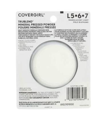 COVERGIRL truBlend Pressed Powder Translucent Light 0.39 Ounce - White (Pack of 1) - Buy Online on GoSupps.com
