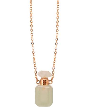 Oil Diffuser Bottle Pendant Necklace - Stainless Steel Chain Choker for Women | Aromatherapy Jewelry - Buy Online on GoSupps.com