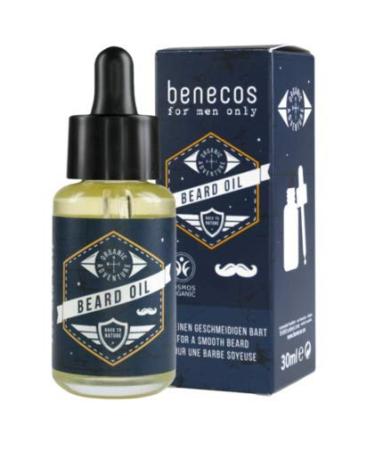 Benecos Beard Oil for Men 30 ml Organic 3 Pack