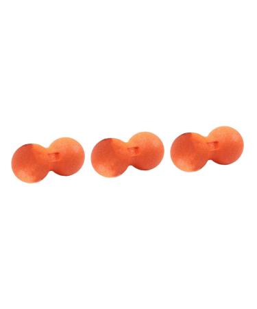 Ultechnovo 3 STK peanut massage ball Handing exercise balls Ero-nut muscle massage roller ice hockey peanuts peanut deep massager deep tissue massage ball Double ball scroll wheel gymnastics ball