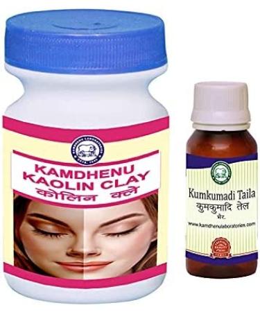 AOZA Kamdhenu Laboratories Skin Glowing & Beauty Enhancement Kit (Kaolin 200GM + Kumkumadi Taila 30ML