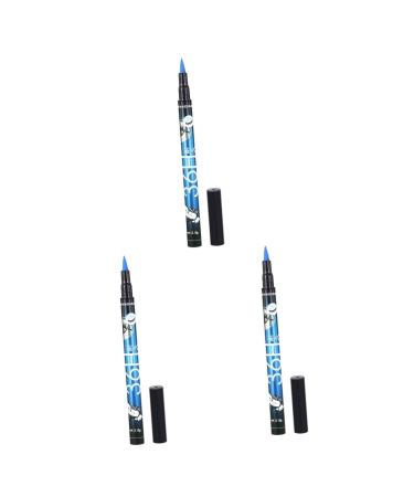 DOITOOL 3pcs Eyeliner Pencil Eyeliner Waterproof Pen Liquid Liner Eyeline Pencil Liquid Eyeliner No Smudge 1 count (Pack of 1) As Shownx3pcs