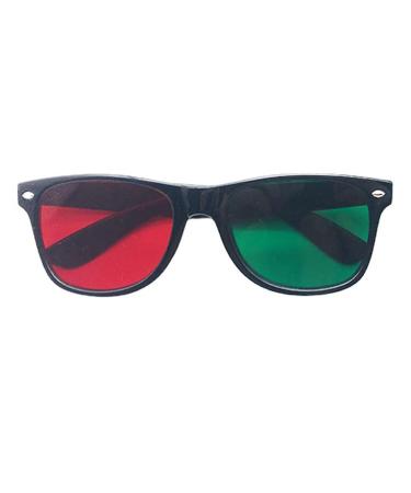 TOSSPER 1 Piece Red Green Glasses Glasses For Amblyopia Training Visual Function Test Training Red And Green Glasses