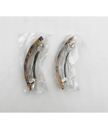 Vintage Leopard Barrette Hair Clips for Women - 2 Pieces Hair Clamp Set | International Shipping Available - Buy Online on GoSupps.com