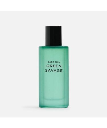 Zara Man Green Savage Cologne for Men EDT Eau De Toilette 40 ML (1.35 FL OZ) - Buy Online on GoSupps.com