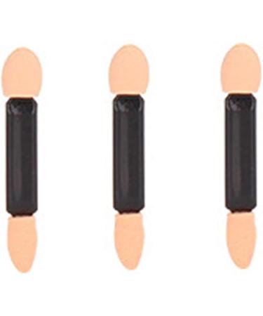 UKD 10pcs Disposable Double Ended Eyeshadow Brush Sponge Tipped Oval Eyeshadow Applicator Black - Buy Online on GoSupps.com