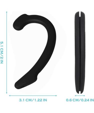 Anti-Slip Mask Ear Hooks | 4 Pairs Silicone Clips for Comfortable Facial Masks | Durable & Secure Ear Straps - Buy Online on GoSupps.com