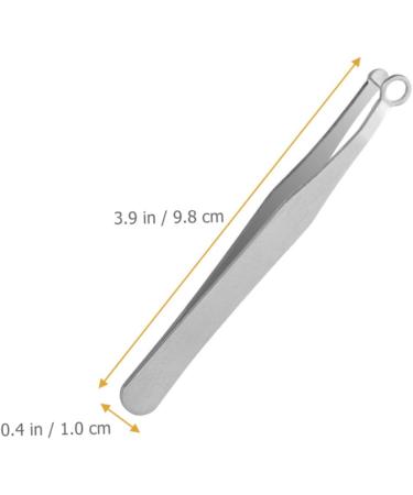 Ipetboom Round Nose Hair Clip & Stainless Steel Eyebrow Trimmer Set - Men's Grooming Tools for Hair Nose & Ear Care - Buy Online on GoSupps.com