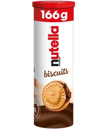  G n rique NUTELLA - Crispy chocolate biscuits 166g tube indulgent treat - Pack of 4 - Buy Online on GoSupps.com