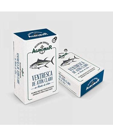 Buy Agromar Ventresca de At n Claro - Yellofin Tuna Fillets in Olive Oil (115g) - Premium Quality International Shipping - Buy Online on GoSupps.com