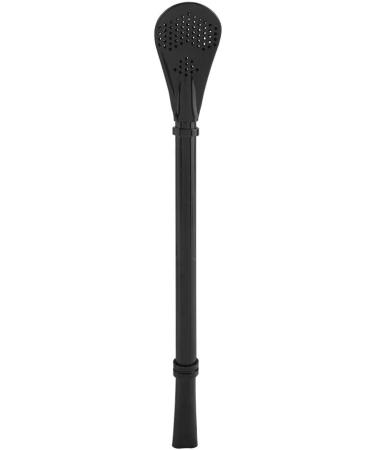 Spoon Straws Stainless Steel Straws Stainless Steel Metal Drinking Straw Spoon Resuable Washable Stirring Scoop (Black) - Buy Online on GoSupps.com