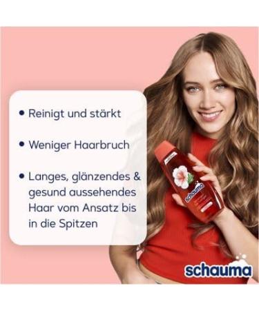  Schauma SCHAUMA Stronger for Longer Fortifying Shampoo (400 ml) shampoo strengthens long and brittle hair and conditioner (250 ml) conditioner conditioner with hibiscus and rosemary - Buy Online on GoSupps.com