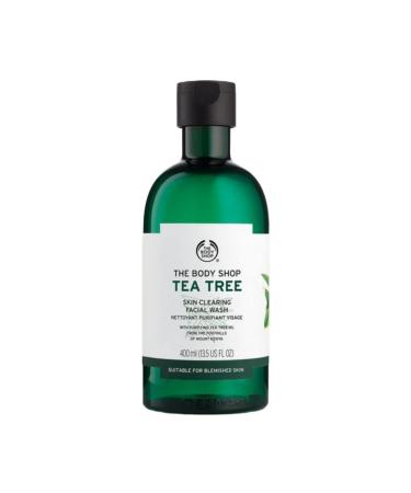 The Body Shop Tea Tree Skin Clearing Facial Wash  13.5 Fl Oz (Vegan) GREEN 13.5 Fl Oz (Pack of 1)