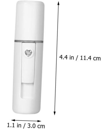 Baluue 6 Pcs Spray Meter Essential Oils Diffusers for Home Portable Humidifer Mist Sprayer Plastic White - Buy Online on GoSupps.com