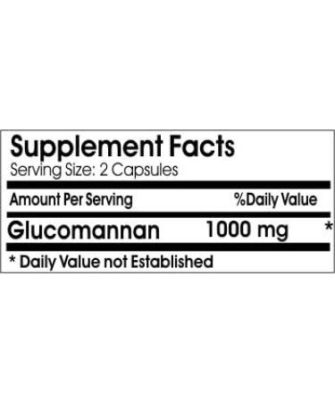 Naturetition Glucomannan 1000mg 90 Capsules - Pure and Additive-Free - Buy Online on GoSupps.com