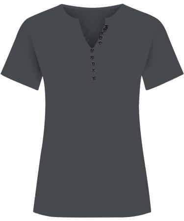 Golatcr Women's Monochrome Round Neck Summer T-Shirt | Loose Fit Basic Tops | White Ribbed & Black V-Neck | XXL - Buy Online on GoSupps.com