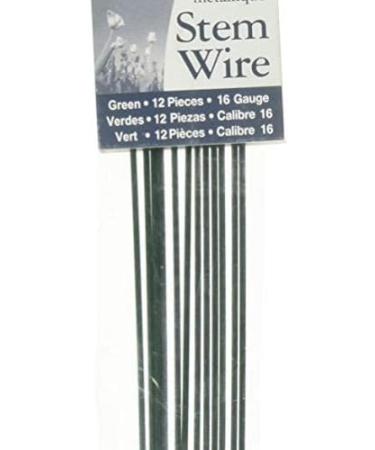 Panacea Green Stem Wire 16 Gauge 18 Painted - 12 Pack - Buy Online on GoSupps.com