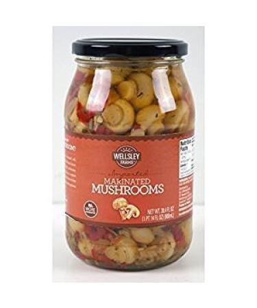 Wellsley Farms Marinated Mushrooms, 30.4 oz.