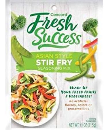 Concord Farms Asian Style Stir Fry Mix, Net Wt 1.1 oz (VALUE Case of 3 Packets)