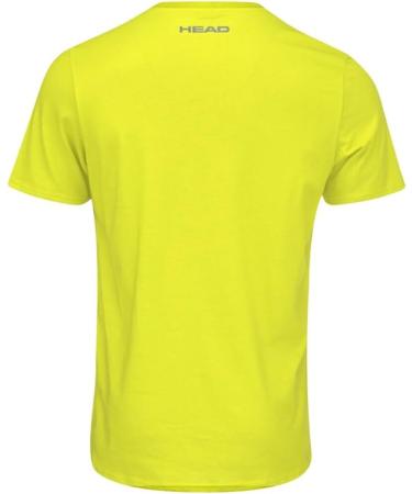 HEAD Men's Club Basic T-Shirt - XL Yellow | Stylish & Comfortable Men's T-Shirt for Every Occasion | International Shipping Available - Buy Online on GoSupps.com