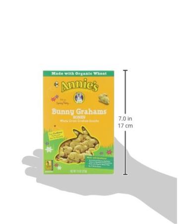 Annie's Organic Honey Baked Bunny Grahams Snacks - 7.5 oz Box (Pack of 12) | Delicious Organic Treats - Buy Online on GoSupps.com