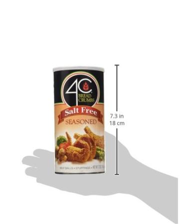 4C Salt Free Seasoned Bread Crumbs - 12 oz - Pack of 3 | Premium Seasoned Crumbs for Cooking & Baking - Buy Online on GoSupps.com
