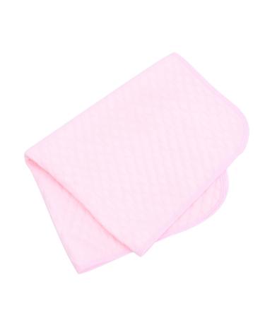 DOITOOL Portable Baby Changing Pad Washable Cotton Waterproof Non-Slip Travel Diaper Bag Pink Rose