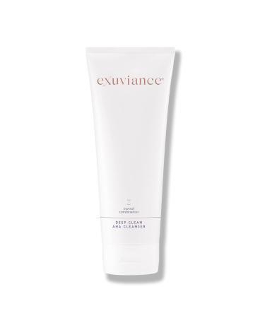 EXUVIANCE Deep Clean AHA Foaming Face Cleanser and Makeup Remover with Glycolic Acid  Soap-Free  7.2 fl. oz.