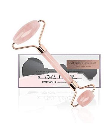 Kitsch Rose Quartz Face Roller Skin Care - Face Massager Roller | Facial Roller Massager | Facial Massager | Face Roller for Wrinkles & Lifting, Eye Roller for Puffy Eyes, Rose Quartz Roller for Face - Buy Online on GoSupps.com