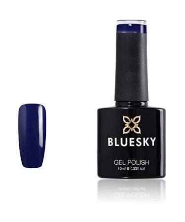 Bluesky Gel Nail Polish Dark Blue A116 Long Lasting Chip Resistant 10 ml (Requires Curing Under UV LED Lamp) A116 10 ml (Pack of 1)