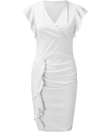 Briskorry V-Neck Floral Summer Dress for Women | Elegant Sleeveless Party Dress with Ruffled Hems | Vintage-Inspired Bustier Style | International Shipping Available - Buy Online on GoSupps.com