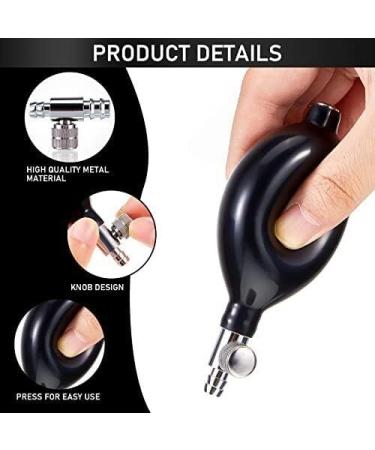 Fyearfly Black Manual Inflation Blood Pressure Latex Bulb - Replacement Bulb with Air Release Valve - Buy Online on GoSupps.com