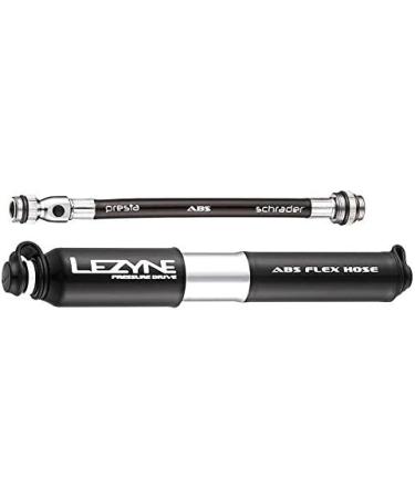 Lezyne Pressure Drive HP Bicycle Hand Pump - 120psi | Presta & Schrader Valve | High Pressure Small Black - Buy Online on GoSupps.com