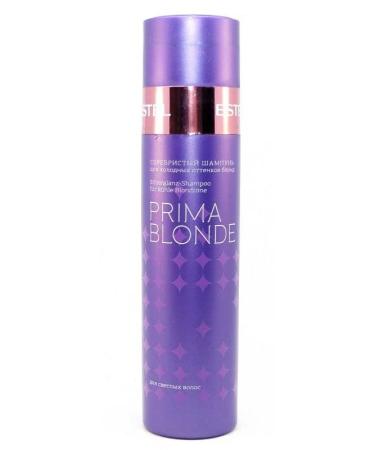 Estel Prima Blonde Silver Shampoo 250ml - Color Protection for Cool Blonde Tones | International Shipping Available - Buy Online on GoSupps.com