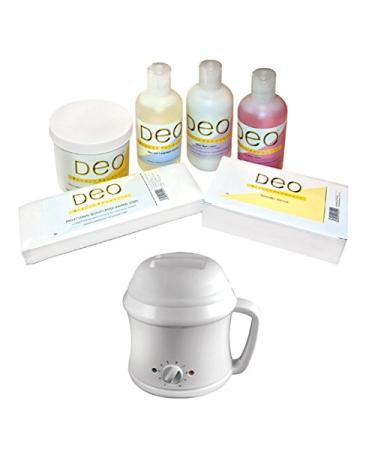030419 Deo Professional 500 cc Starter Wax Heater Pot Warmer Kit