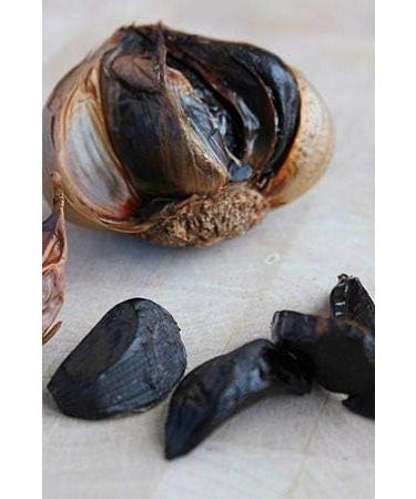 Iconsgr Organic Peeled Black Garlic Aged FULL 90 Days Vegan GMO Free Gluten Free 80gr - Buy Online on GoSupps.com