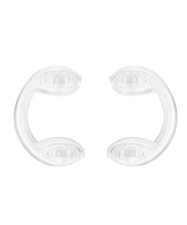 Syh & aqye 20 pieces of U-shaped glasses pads silicone-anti-slip-saddle bridge-nose pads children p-glasses pad glasses sunglasses for children adults