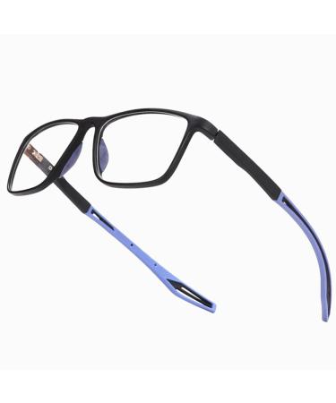Jww sunglasses photochrome reading glasses men women fashion reading help glasses aspherical resin lens blue light filter glasses (color: blue size: +2.00) +2.00 blue