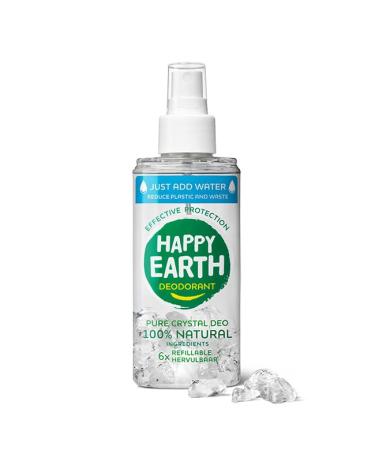 HAPPY EARTH Happy Earth D odorant 100% naturel Just-add-water Unscented 100 ml