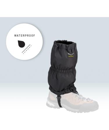 SALEWA Hiking Gaiter Black L - Durable Waterproof Outdoor Gear for Ultimate Trail Protection and Comfort - Buy Online on GoSupps.com