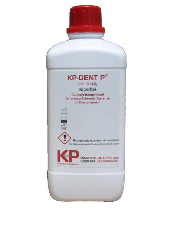 KP-DENT P SILVER-FREE water treatment agent 1.41% H2O2 for dental units without silver (6 x 1 000 ml)