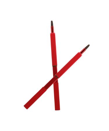 DRESSOOS Makeup Brush Tool Makeup Lip Brush Lip Brush Applicator Makeup Tool Kit Lipstick Applicator Portable Lip Brush Lipstick Brush Cosmetics Lip Brush Travel Toolkit Make up 9.3*1cm Red