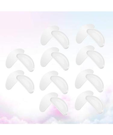 FARUTA 10 Pairs Silicone Eyeglass Nose Pads | Sticky D Shape Adhesive Grips for Spectacles & Sunglasses - Lift & Raiser Pads for Comfort - Buy Online on GoSupps.com