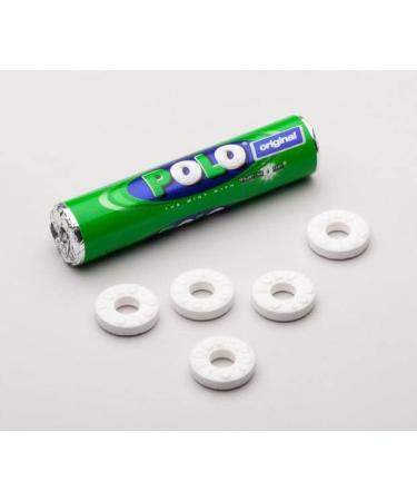 Polo Mints Original Sweets - 12 Small Tubes (24.5g) - Bundle with TinTastic Silver Window Lid Refillable Tin - Buy Online on GoSupps.com