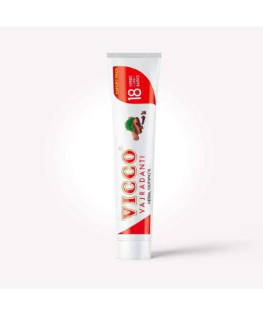 Vicco Vajradanti Herbal Toothpaste - 18 Herbs & Barks - Pack of 3 (100g) - Exported by Behal International for Global Shipping - Buy Online on GoSupps.com