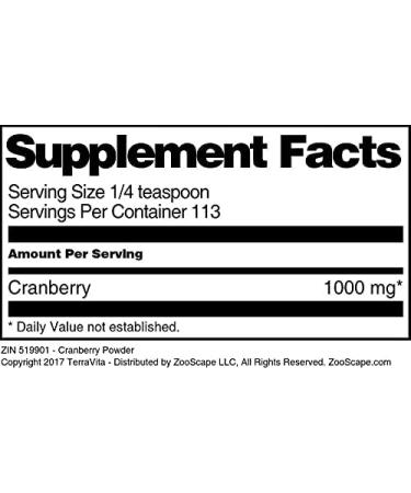 Cranberry Powder (4 oz ZIN: 519901) - 3 Pack - Buy Online on GoSupps.com