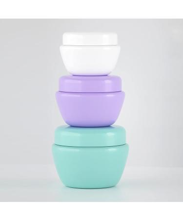 TIANZD 24 Pieces 30ml Empty Plastic Purple Cosmetic Jars with Screw Lid 30g Small Containers Storage Pot for Cosmetic Travel Homemade Cream Gel Lip Balm Salve + 6x Spatula Purple 30ml - Buy Online on GoSupps.com