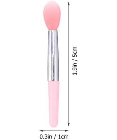 Beavorty 1 Set lip gloss brush lip applicator wands Cosmetic Lipstick Brush silicone lip applicator Makeup Lip Brush makeup applicators Lip Mask Brush Miss Silica gel nose lip augmentation 5X1X0.5CM Pink - Buy Online on GoSupps.com