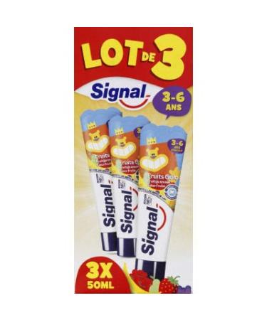 Signal Children's toothpaste fruity taste, 3-6 years - The bottle of 50 ml