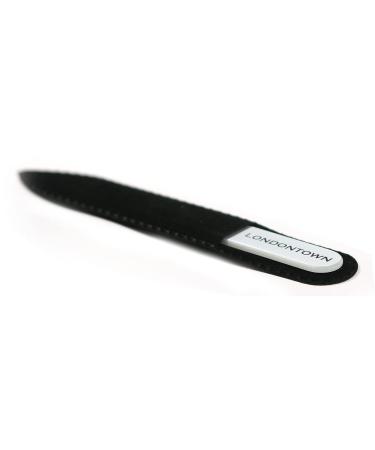 LONDONTOWN White Glass Nail File & Care Tool - Professional Nail Care at Home - Buy Online on GoSupps.com